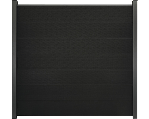 Hauptelement GroJa Flex Grande Stecksystem ohne Pfosten 180 x 180 cm schwarz co-extrudiert