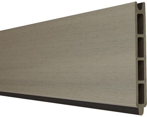 Einzelprofil GroJa Flex 180 x 15 cm bi-color co-extrudiert Terrassendiele aus Holz-Polymer-Werkstoff mit Hohlkammerprofil