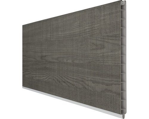 Profilé individuel GroJa BasicLine 180 x 30 cm plaxé gris Ash Cut