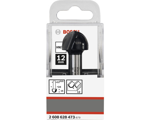 Bosch Abrundfräser mit 12 Millimeter Durchmesser in Verpackung
