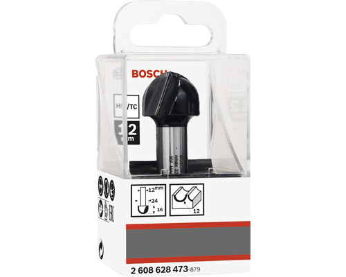 Bosch Abrundfräser mit 12 Millimeter Durchmesser in Verpackung