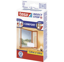Moustiquaire pour fenêtre tesa Insect Stop Comfort sans perçage blanc 130x130 cm