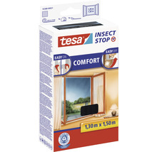 Moustiquaire pour fenêtre tesa Insect Stop Comfort anthracite sans perçage 130x150 cm