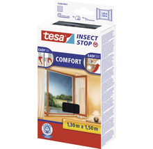 Moustiquaire pour fenêtre tesa Insect Stop Comfort anthracite sans perçage 130x150 cm