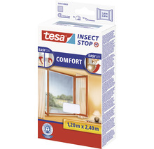 Fliegengitter für bodentiefe Fenster tesa Insect Stop Comfort ohne Bohren weiss 120x240 cm