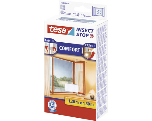 Pack Tesa Insect Stop Comfort, taille 1,30 mètre sur 1,50 mètre