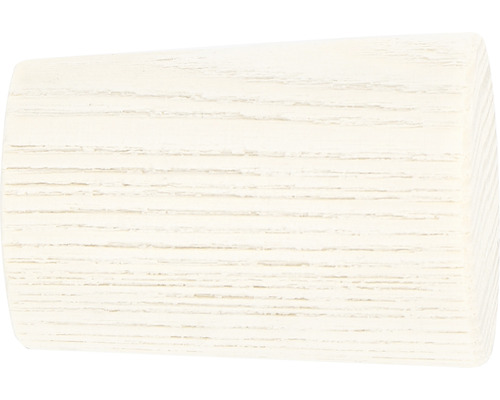 Embout cylindre corde pour Boheme Nature Line frêne nature blanchi Ø 28 mm 2 pces Cheville en bois