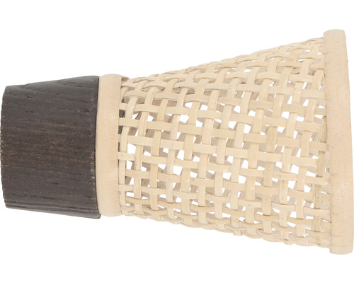 Endstück Konus Flechten für Boheme Nature Line esche nussbraun Ø 28 mm 1 Stk. Dekorative Windlicht aus Holz und Bambus