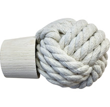Embout boule corde pour Boheme Nature Line frêne nature blanchi Ø 28 mm 1 pce-thumb-0