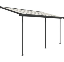 Toiture pour terrasse PALRAM Sierra 447 x 230 cm gris
