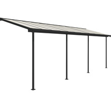 Toiture pour terrasse PALRAM Sierra 670 x 230 cm gris