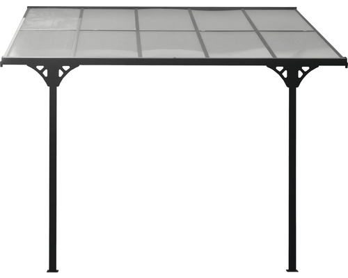 Terrassenüberdachung aus Aluminium und Polycarbonat