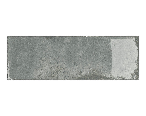 Carrelage mural en grès Alma 10 x 30 x 30,0 x 0,9 cm gris brillant