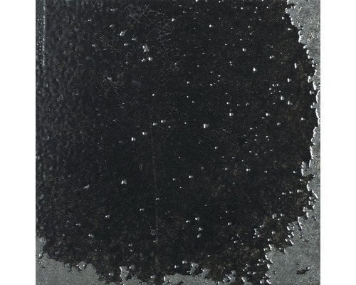 Dalle Metro en grès Alma 15 x 15 cm noir brillant