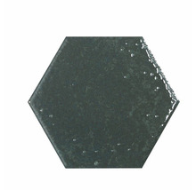 Dalle hexagonale en grès Alma 13 x 15 cm vert brillant-thumb-0