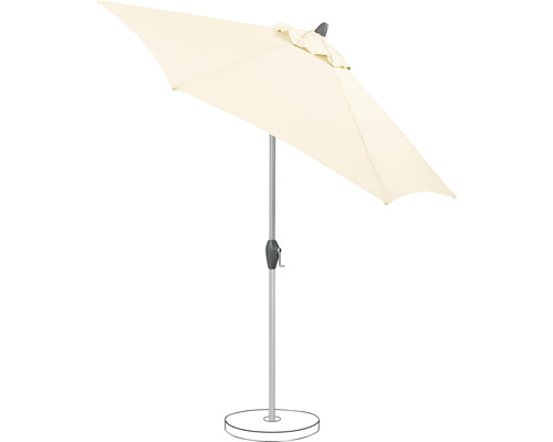 Parasol de marché Suncomfort Style parasol 250cm écru