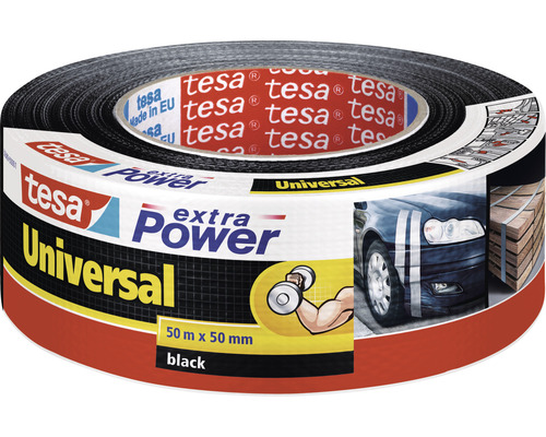 tesa extra Power Ruban de réparation universel noir 50m x 50mm