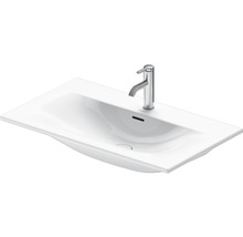 Vasque à poser blanche avec robinet