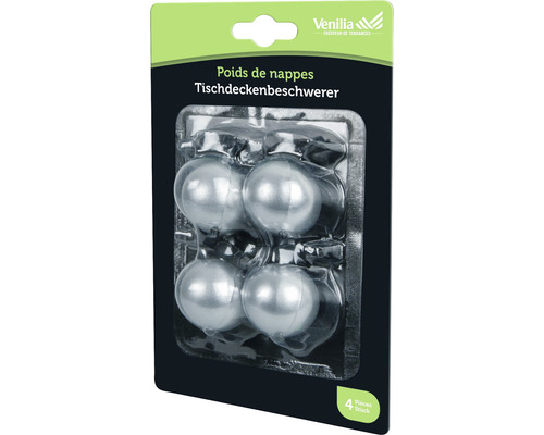 Poids de nappe, lot de quatre pièces