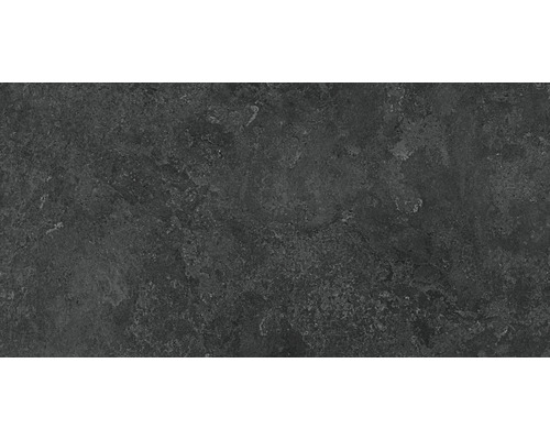 Dunkle Bodenfliese mit Steinoptik