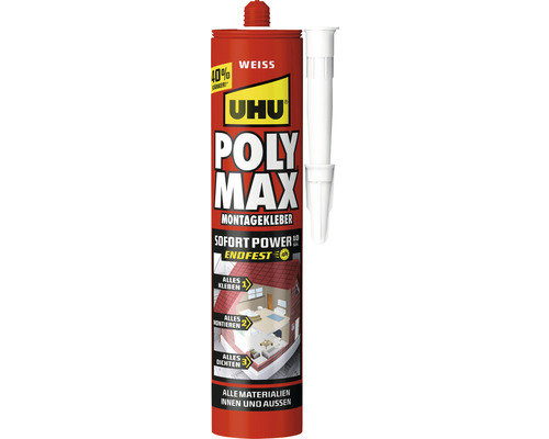 Colle de montage UHU POLY MAX résistance finale 425 g