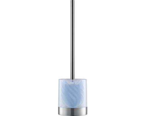 WC-Bürstengarnitur mit Edelstahlstiel und Behälter