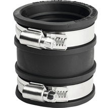 Rohrverbinder Kunststoff schwarz 40 - 50 mm-thumb-1