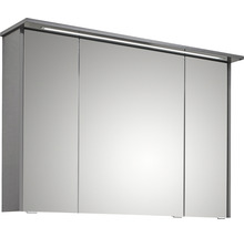 Spiegelschrank Pelipal xpressline 3261 105 x 16 x 72 cm grau 3-türig LED