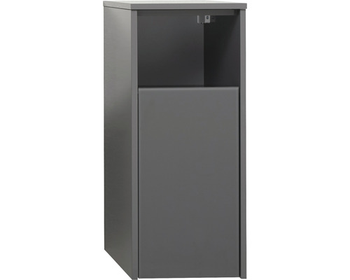 Highboard Pelipal xpressline 3261 gris avec façade vitrée lxhxp 30 x 72 x 33 cm-0