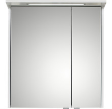Spiegelschrank Pelipal xpressline 3261 66 x 16 x 72 cm weiß hochglanz 2-türig LED