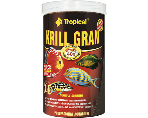 Nourriture granulée Tropical Krill granulé 250 ml