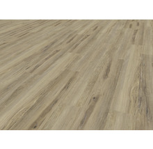 Nahaufnahme von Laminatboden in Holzoptik