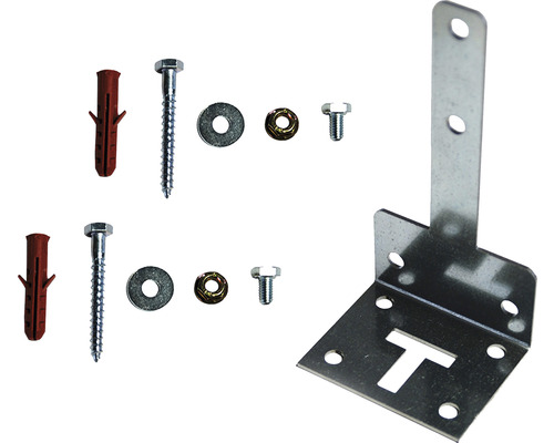 Kit de fixation Gutta béton pour serre F2+F3 pour une utilisation avec fondation Support mural avec vis, écrous et chevilles