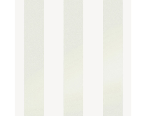 Papier peint intissé 113336 Laura Ashley Lille rayé blanc