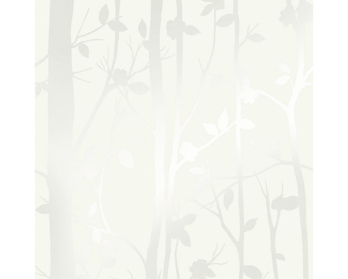 Vliestapete 113341 Laura Ashley Cottonwood Weiss Tapete mit Baumdesign für die Wandgestaltung