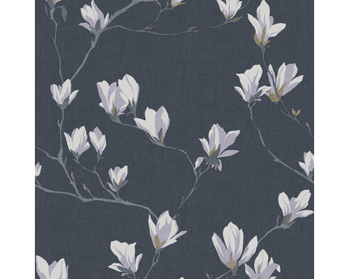 Papier peint intissé 113355 Laura Ashley Magnolia Grove bleu