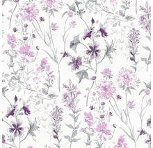 Papier peint à motif floral