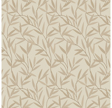 Papier peint à motif de feuilles
