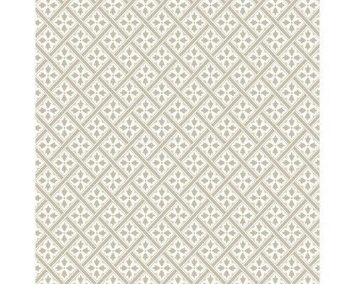 Papier peint intissé 113368 Laura Ashley Mr Jones gris Motif avec lignes croisées et motifs floraux