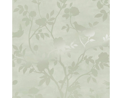 Vliestapete 113373 Laura Ashley Eglantine Silhouette Grün