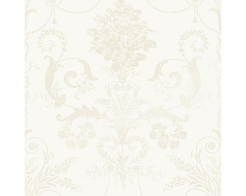 Papier peint intissé 113382 Laura Ashley Josette blanc