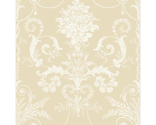 Papier peint intissé 113384 Laura Ashley Josette beige