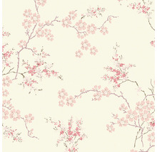 Papier peint à motif de fleurs de cerisier