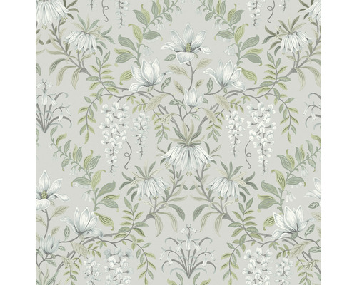 Papier peint intissé 113406 Laura Ashley Parterre vert