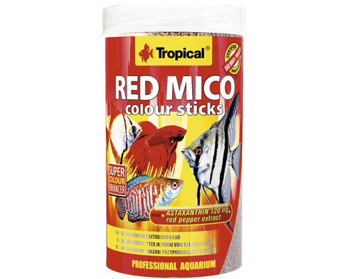 Barres alimentaires Tropical Red Mico Colour Sticks 250 ml