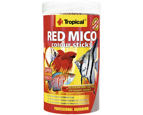 Barres alimentaires Tropical Red Mico Colour Sticks 100 ml