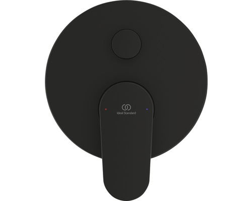 Mitigeur de douche encastré avec levier et cache rond