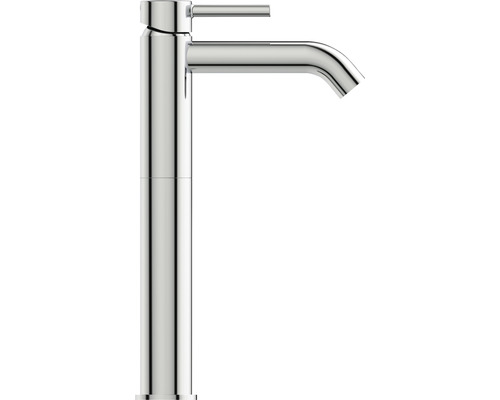 Hoher Waschtischmischer aus Metall für Aufsatzwaschbecken