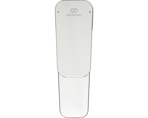 Logo Ideal Standard sur un robinet de salle de bains