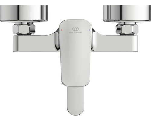 Robinet de lavabo apparent en métal avec logo Ideal Standard